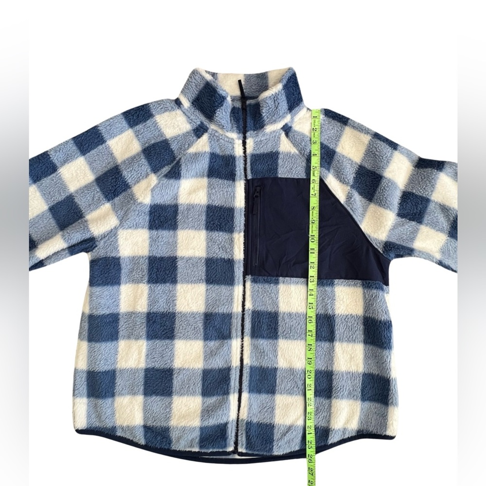 J Crew Woven Sherpa Zip-Up - image 5